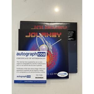 Journey SIGNED CD Art Card Freedom Neal Schon AUTOGRAPHED COA ACOA #1
